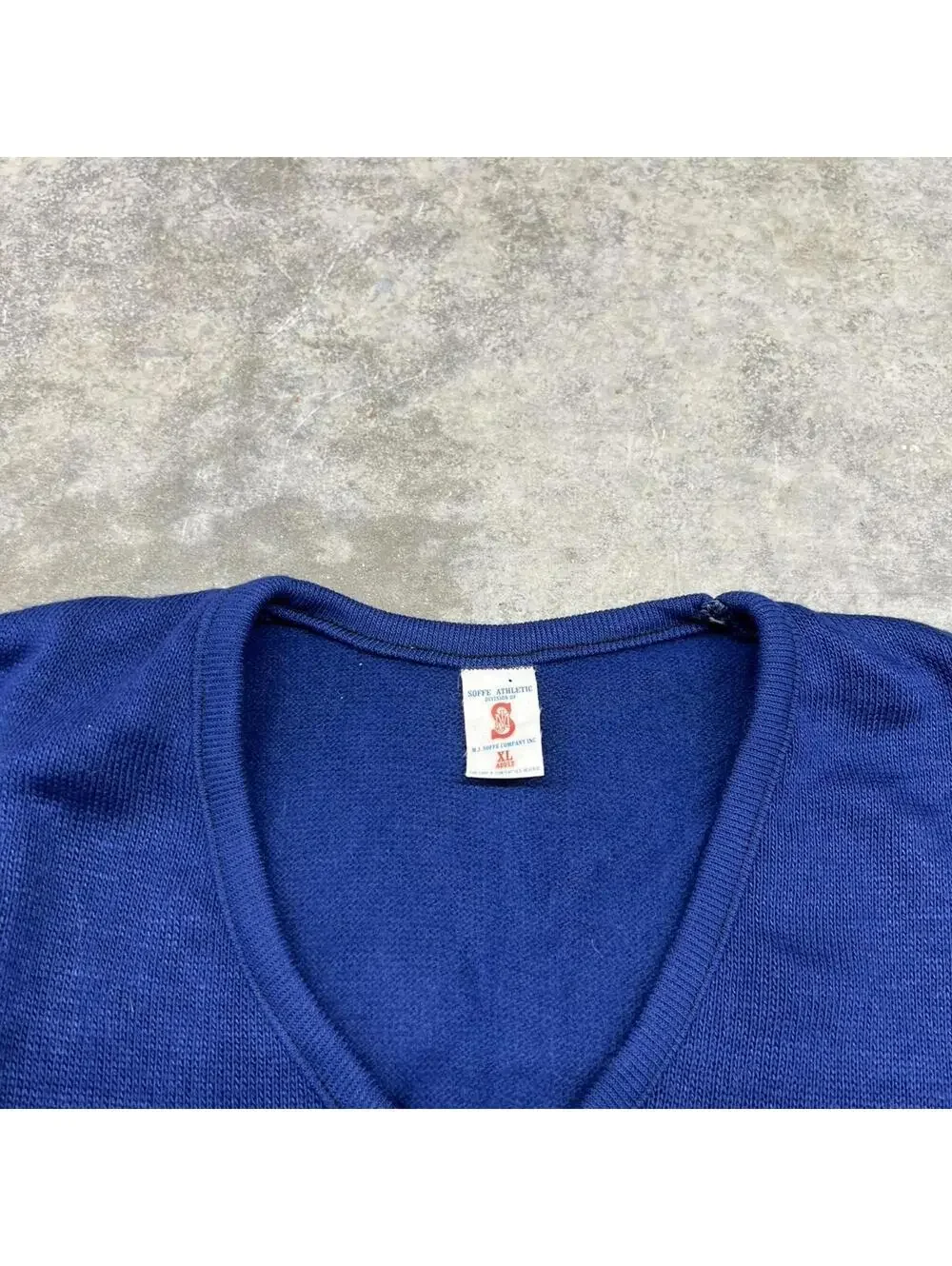 vintage harvard university classics made in usa collegiate navy v neck sweater